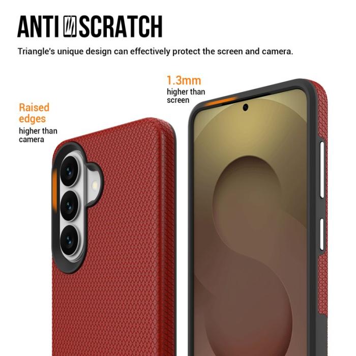 OEM - Mobilskal för Samsung Galaxy S26 Magnetiskt Shockproof TPU + PC - Röd