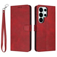 OEM - Pl&aring;nboksfodral f&ouml;r Samsung Galaxy S26 Ultra Flip Stand Konstl&auml;der - R&ouml;d
