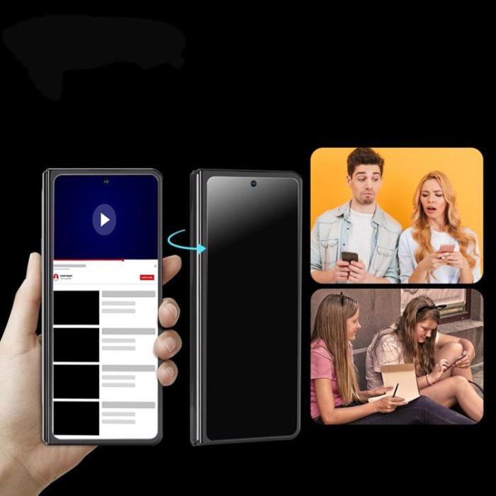 Whitestone - Whitestone Galaxy Z Fold 5 Härdat Glas Skärmskydd Privacy