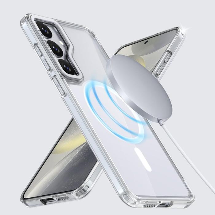 OEM - Mobilskal för Samsung Galaxy S26 Magnetiskt Shockproof TPU - Vit