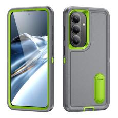 OEM - Mobilskal f&ouml;r Samsung Galaxy S26 Plus PC + Silikon Anti-Drop Kickstand - Gr&aring;