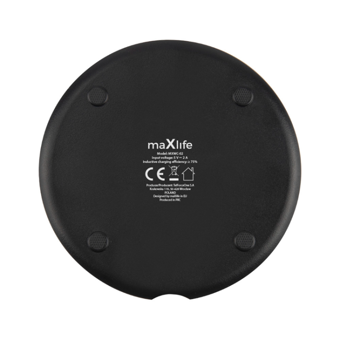 Maxlife - Maxlife Trådlös Laddare 10W MXWC-02 - Svart