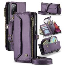Caseme - CASEME Pl&aring;nboksfodral Konstl&auml;der f&ouml;r Samsung Galaxy S20 FE - Lila