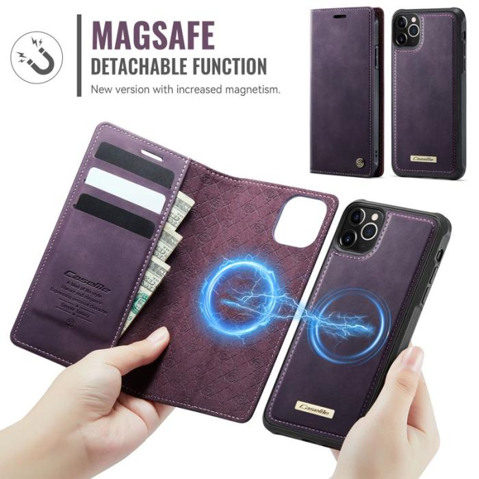 Caseme - CASEME C49 Mobilskal till iPhone 11 Pro Max MagSafe RFID Lila