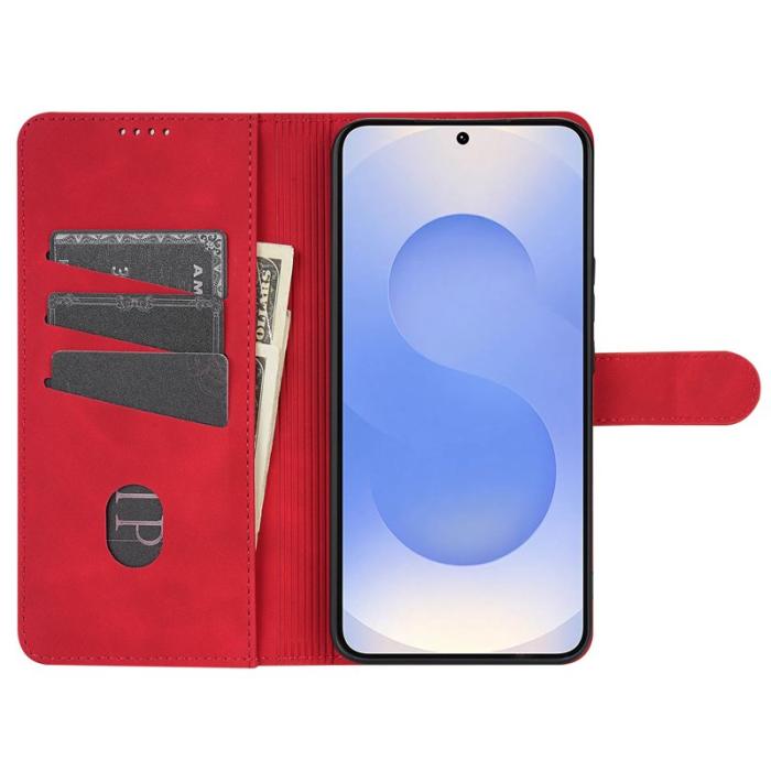 AZNS - AZNS Samsung Galaxy A17 5G Plånboksfodral Konstläder - Röd