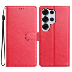 OEM - Samsung Galaxy S26 Ultra Pl&aring;nboksfodral Konstl&auml;der St&auml;ll - Rosa
