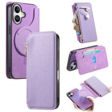 CASENEO - CASENEO iPhone 16 Plus Pl&aring;nboksfodral Konstl&auml;der - Lila