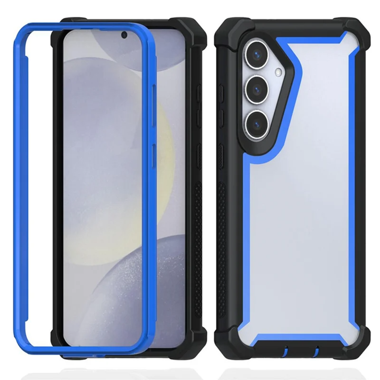 Galaxy S24 FE Mobilskal TPU + PC Shockproof (Svart/Blå) | 2353 | AlltMobil