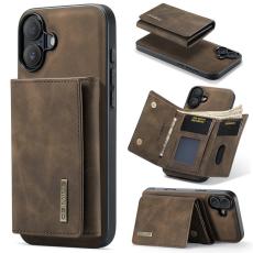 DG.MING - DG.MING M1 Series Mobilskal till iPhone 16 Plus Kickstand Brun