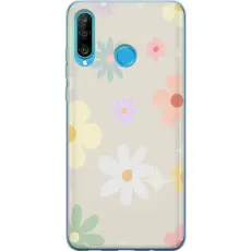 Gustaf - Mobilskal till Huawei P30 lite med fejdande blommor
