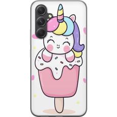 iSecrets - Mobilskal till Samsung Galaxy S24 med Glad enhörning