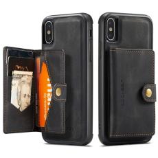 JEEHOOD - JEEHOOD Mobilskal till iPhone XS/X Detachable Wallet - Svart