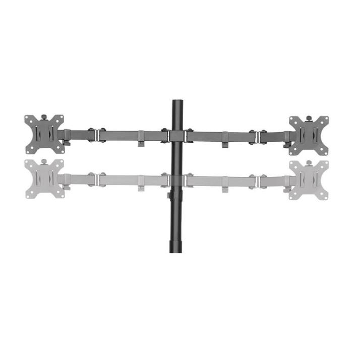 LogiLink - LOGILINK Monitorställ / fot Quad 13-32