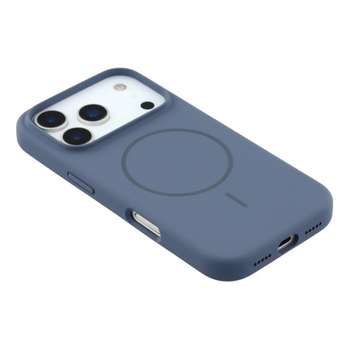 X-Level - X-LEVEL Mobilskal till iPhone 17 Pro MagSafe Liquid Silicone Blå