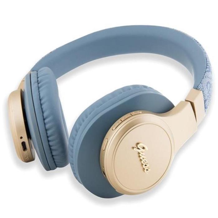 Guess - Guess Bluetooth On-Ear Hörlurar Script - Blå