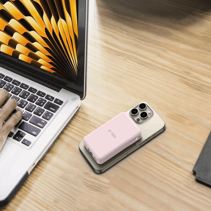 Tech-Protect - Tech-Protect Magsafe Powerbank 10000mAh PB31 LifeMag - Rosa
