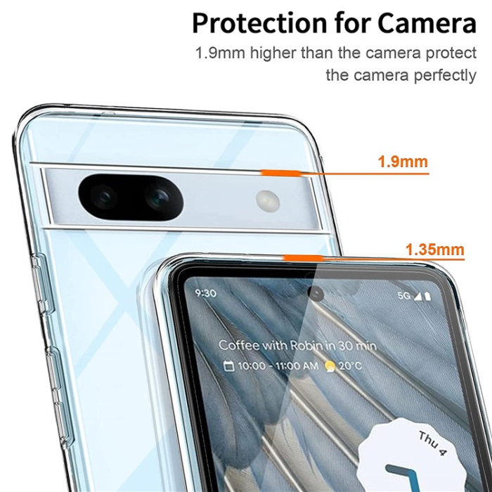 A-One Brand - Google Pixel 7A Kit Mobilskal Och Härdat Glas Skärmskydd