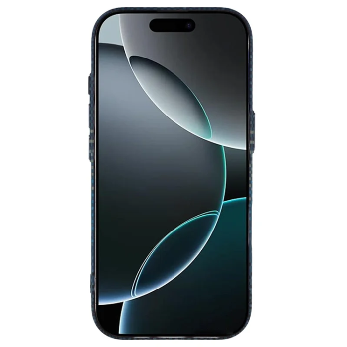 A-One Brand - iPhone 16 Pro Mobilskal Magsafe Kevlar Aramid Fiber - Blå