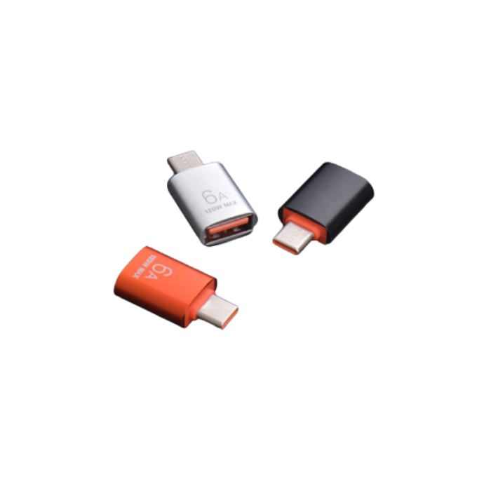 A-One Brand - Typ-C Hane till USB-A Hon Adapter - Silver