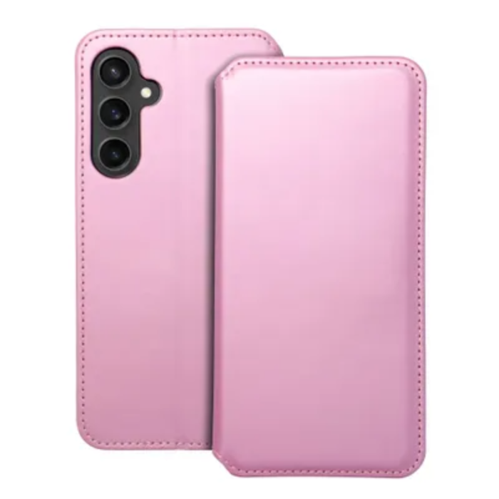 OEM - Galaxy S23 FE Plånboksfodral Dual Pocket - Ljusrosa