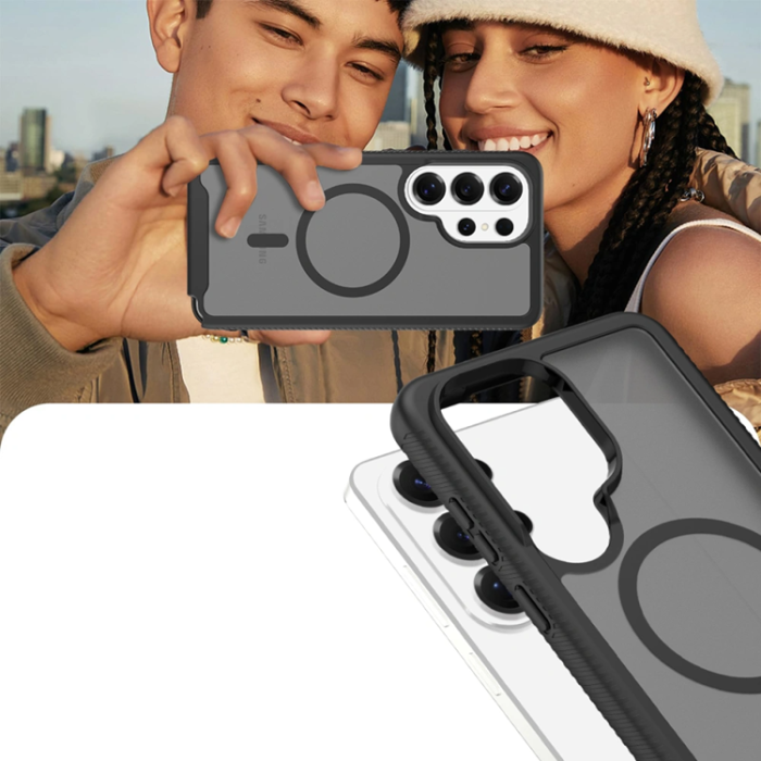 Tech-Protect - Tech-Protect Mobilskal För Galaxy S26 Ultra Magsafe Defense - Matt Svart