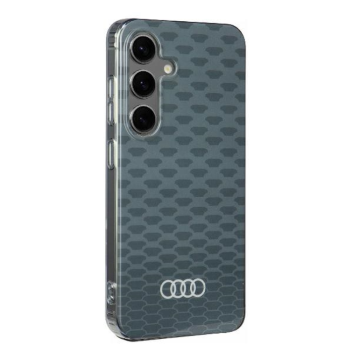 Audi - Audi Galaxy S24 Mobilskal Magsafe Stitching Pattern - Grå