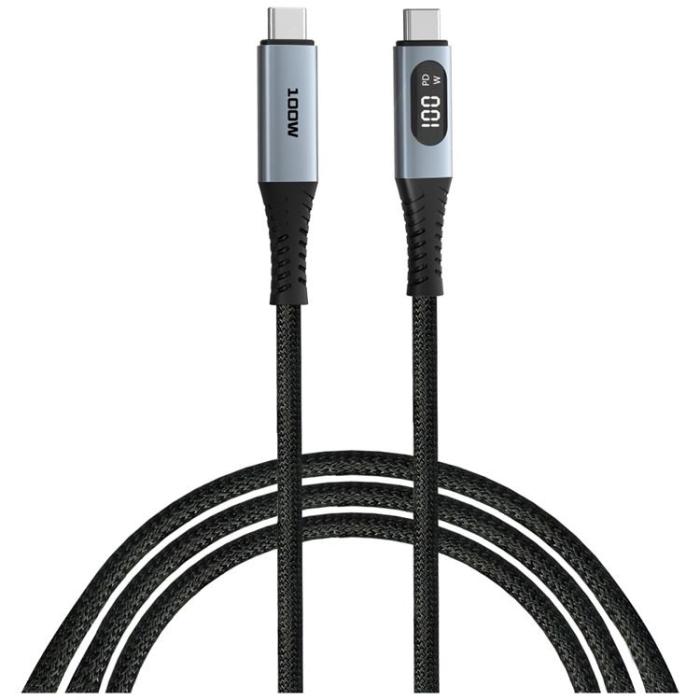 Verbatim - Verbatim USB-C Till USB-C 100W Kabel 120cm Sync & Charge - Svart