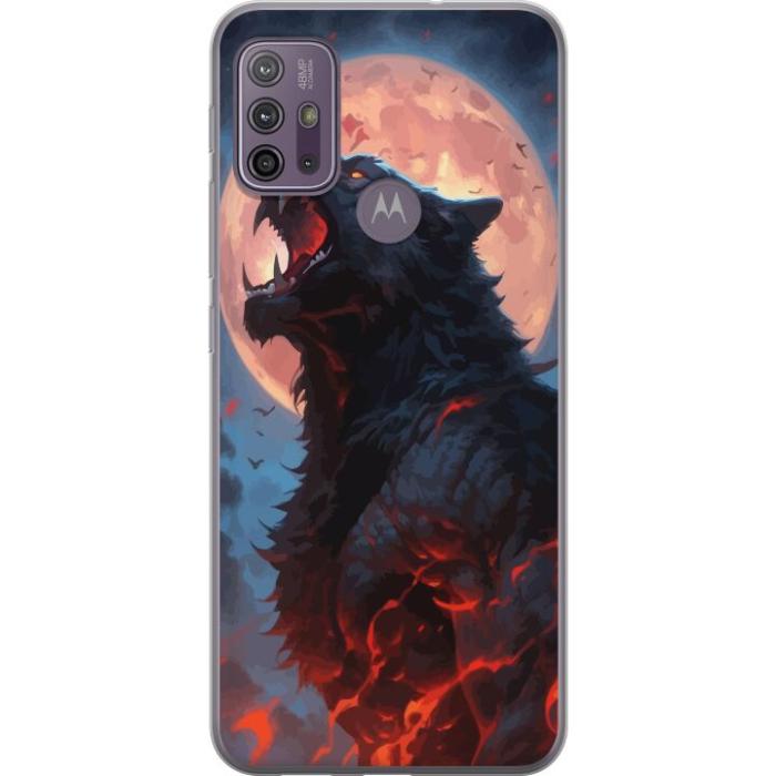 iSecrets - Mobilskal till Motorola Moto G10 med Ylande varg