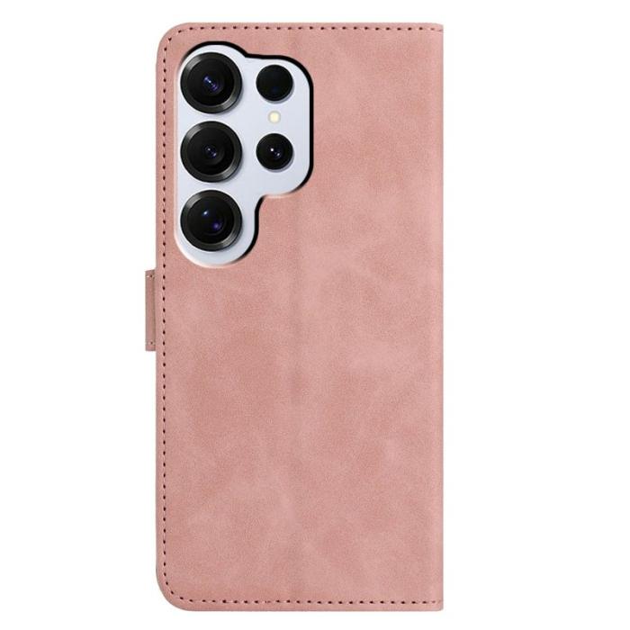 OEM - Samsung Galaxy S26 Ultra Fodral Konstläder Ställ - Roséguld