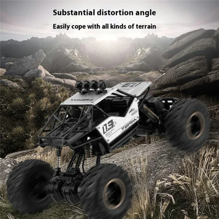 OEM - RC Lastbil Legering Rock Crawler Klättring Bil Leksak - Svart