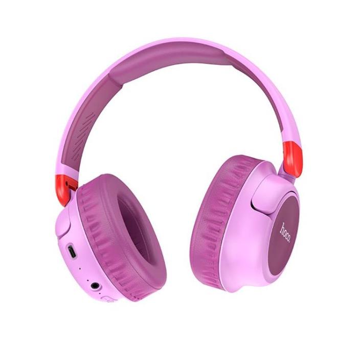 Hoco - Hoco Over-Ear Hörlurar Trådlösa Bluetooth W43 - Lila