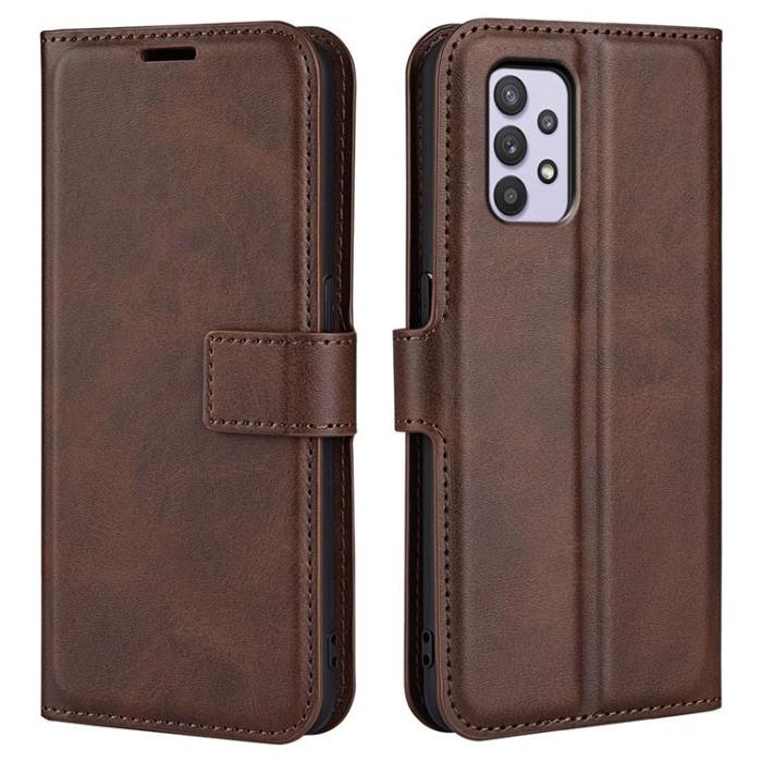 A-One Brand - Drop-Proof Magnetic Plånboksfodral Galaxy A53 5G - Brun