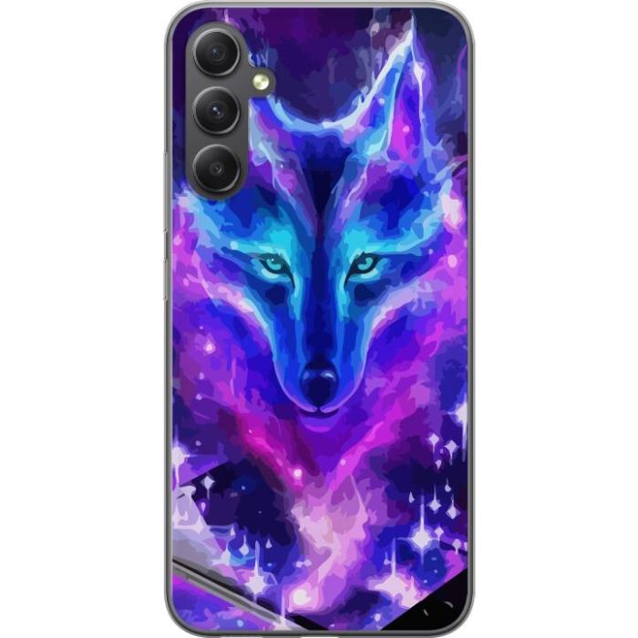 iSecrets - Mobilskal till Samsung Galaxy A25 med Neon Varg