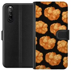 Gustaf - Pl&aring;nboksfodral till Sony Xperia 10 III med Nuggets