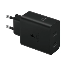 Samsung - Samsung Väggladdare 2x USB-C 50w - Svart