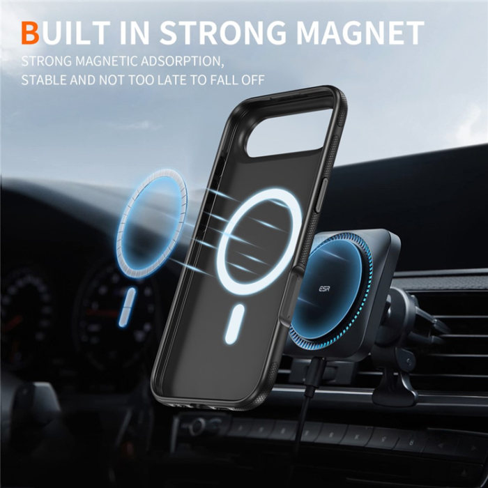 A-One Brand - iPhone Air Mobilskal MagSafe PC + TPU Shockproof - Svart