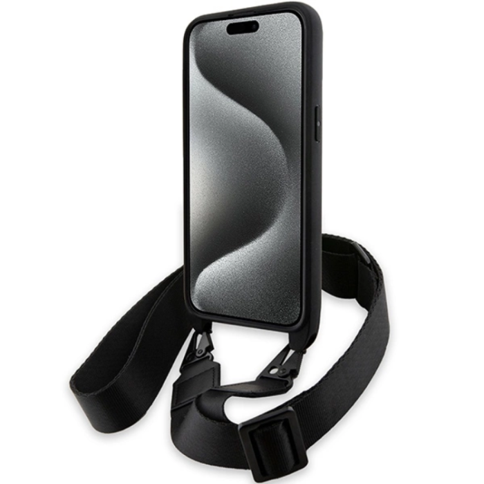 BMW - BMW iPhone 15 Pro Max Halsbandsskal M Edition Carbon Tricolor
