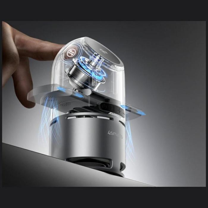 4smarts - 4smarts Qi2 Trådlös Laddare Apple Watch iPhone Airpods ChargeBot Sound - Grå