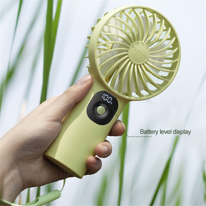 YOOBAO - YOOBAO Bärbar Handhållen Fläkt 8000mAh Y-F3PL - Grön