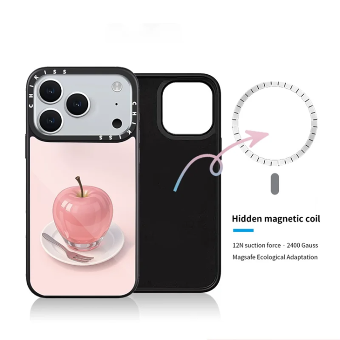 A-One Brand - iPhone 17 Pro Mobilskal MagSafe Aluminium Silikon