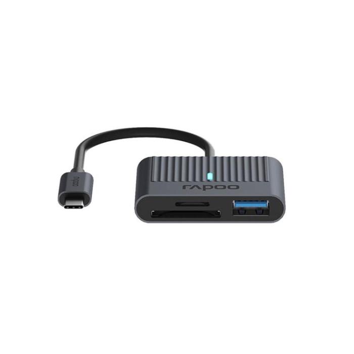 Rapoo - RAPOO UCR-3001 USB-C Kortläsare