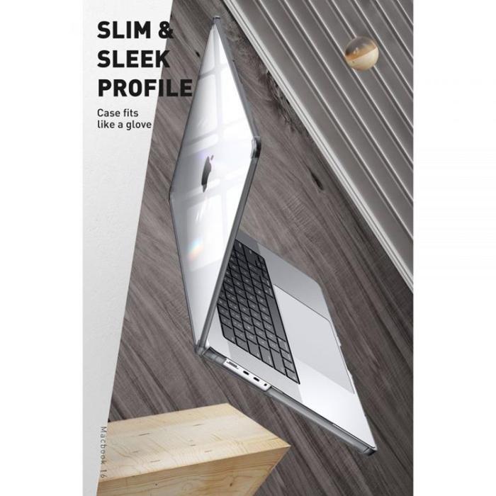 UTGATT1 - SupCase Macbook Pro 16 (2021/2022) Skal Clear Unicorn Beetle - Svart