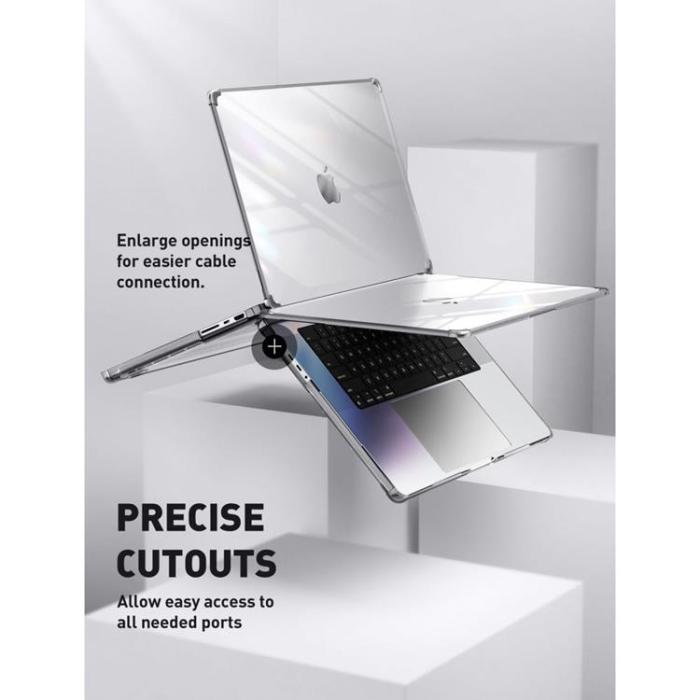 UTGATT1 - SupCase Macbook Pro 16 (2021/2022) Skal Clear Unicorn Beetle - Svart
