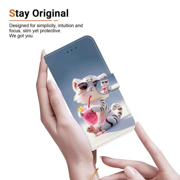 OEM - Samsung Galaxy S26 / S26 Pro Plånboksfodral Konstläder Tecknad Tiger