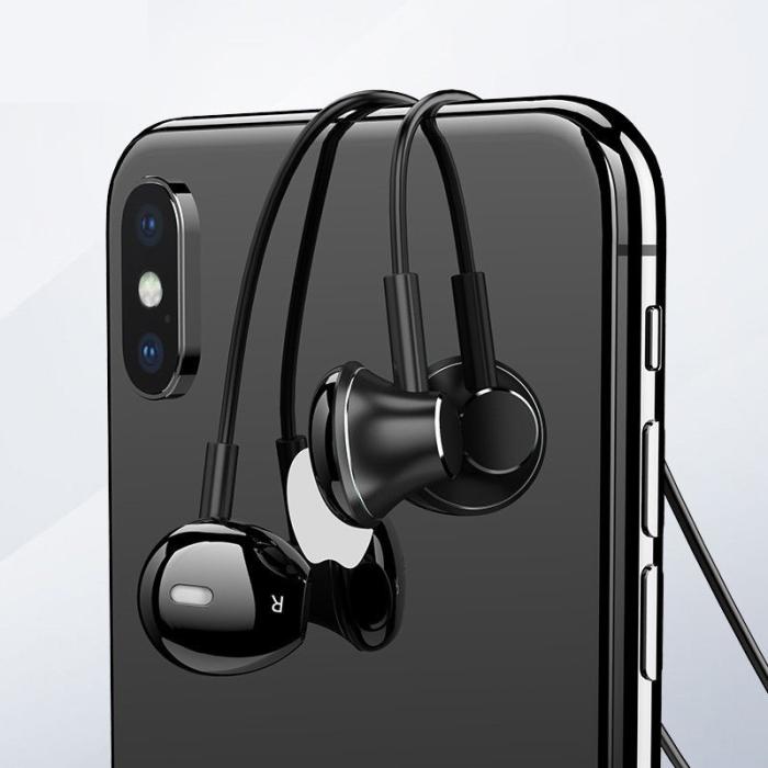 Floveme - Floveme in-ear headset, Bluetooth, 4h speltid - Svart