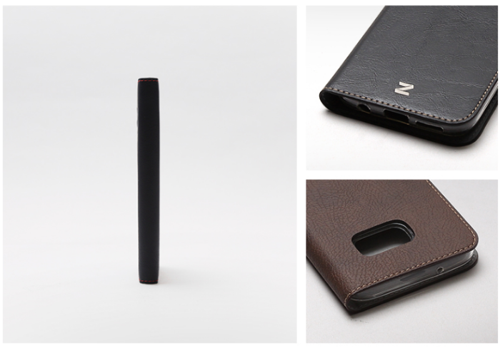 Zenus - Zenus Plånboksfodral till iPhone 7 Plus & iPhone 8 Plus - Svart