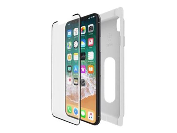 UTGATT5 - BELKIN TEMPERED SCREEN OVERLAY IPHONE X BLACK