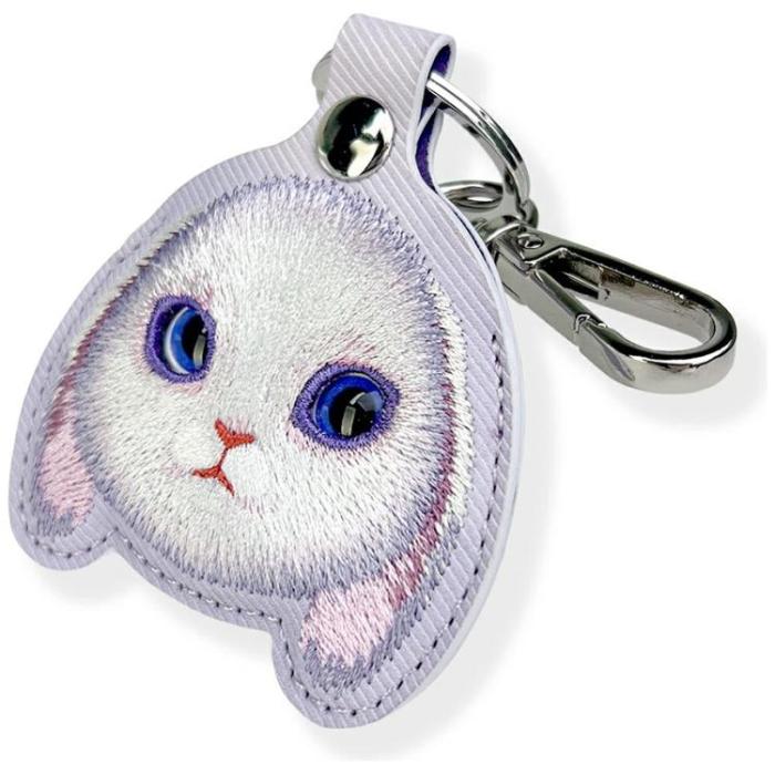 NIMMY - Nimmy AirTag Skal Big Eyed Pet 2.0 Rabbit - Lila