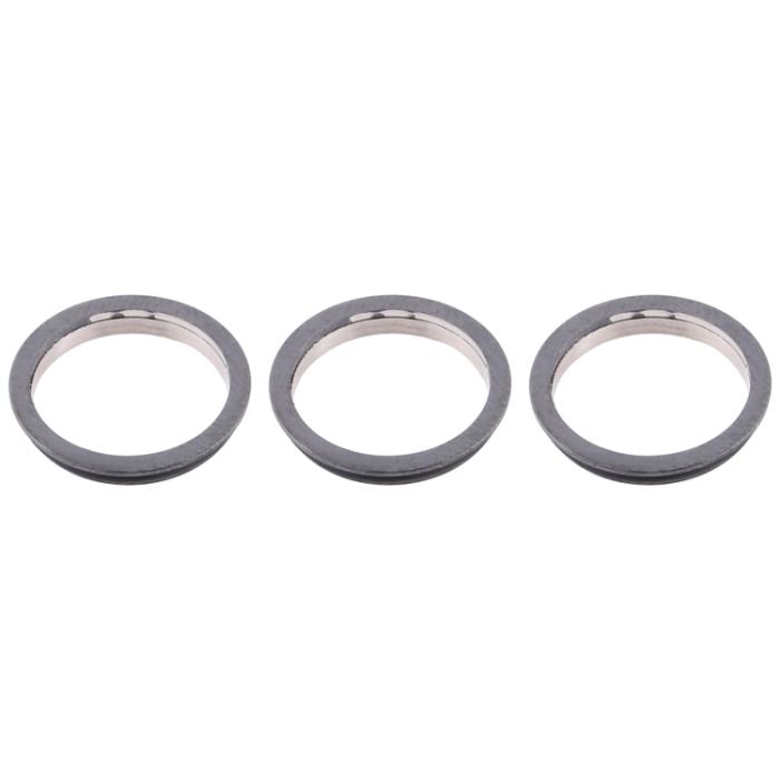 UTGATT1 - iPhone 12 Pro Max Kameraring (3-pack) - Grå
