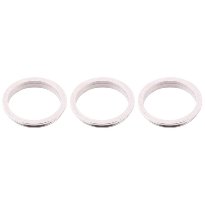 UTGATT1 - iPhone 12 Pro Max Kameraring (3-pack) - Silver